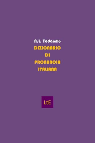 Scheda tipografica per DIZIONARIO DI PRONUNCIA ITALIANA