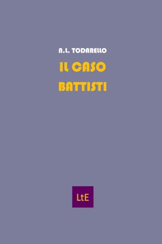 Scheda tipografica per IL CASO BATTISTI spiegato a mia figlia