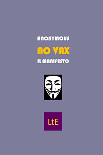 Scheda tipografica per NO VAX IL MANIFESTO