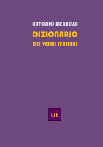 Scheda tipografica per Dizionario dei verbi italiani