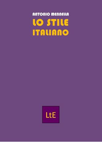 Scheda tipografica per LO STILE ITALIANO