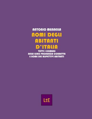 Scheda tipografica per NOMI DEGLI ABITANTI D’ITALIA
