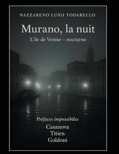 Scheda tipografica per MURANO, LA NUIT