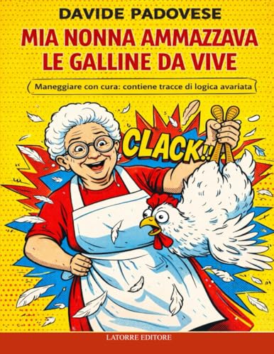 Scheda tipografica per MIA NONNA AMMAZZAVA LE GALLINE DA VIVE