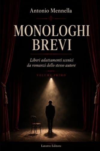 Scheda tipografica per MONOLOGHI BREVI